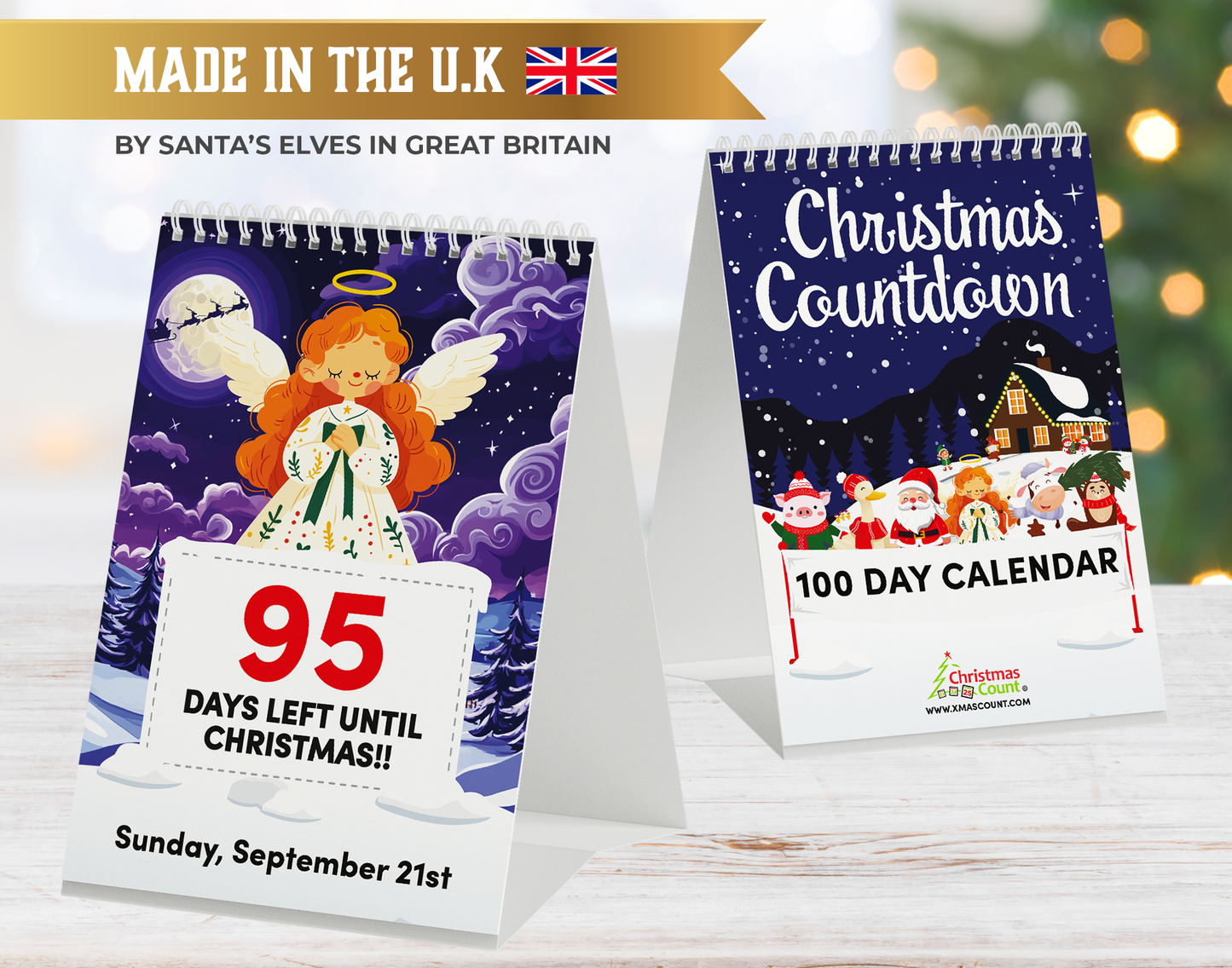 100 Day Christmas Countdown Official Calendar 2025