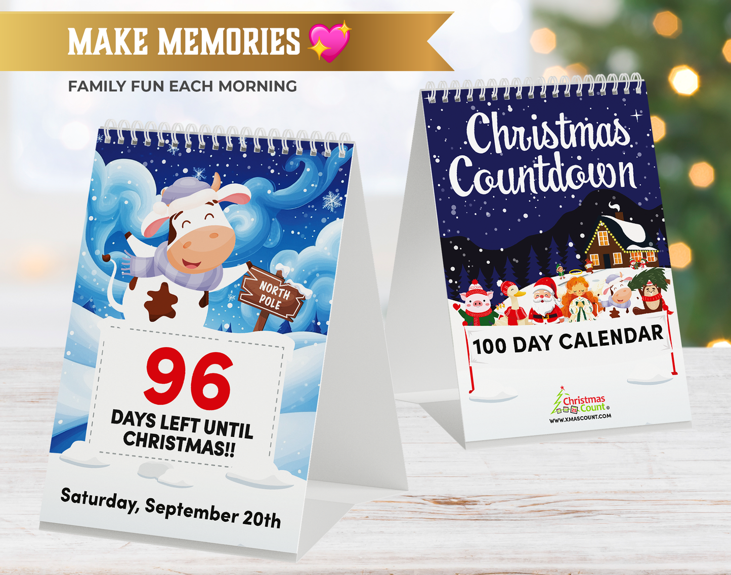 100 Day Christmas Countdown Official Calendar 2025